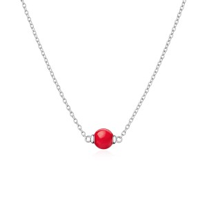 Colier argint cu  coral rosu DiAmanti SK23232N-G (Argint 925‰ 1,6 g.)